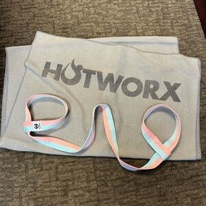 HotWorx Grippy Towel and Yoga Mat Strap